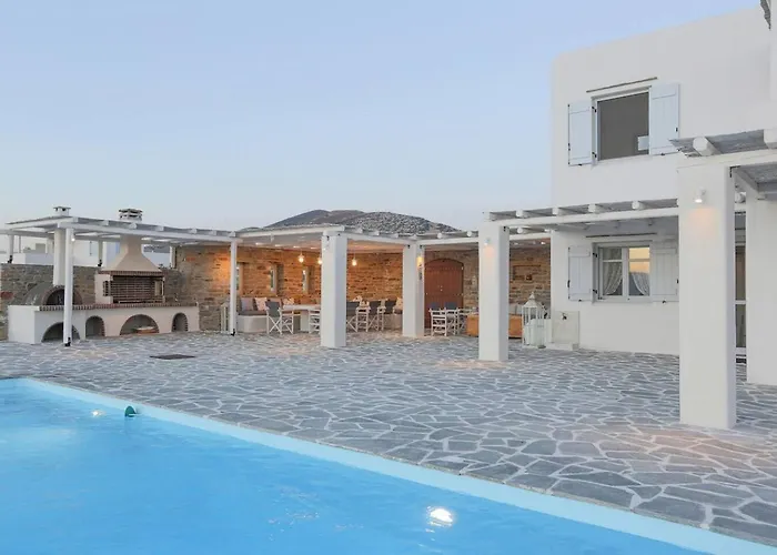 Galani, Immaculate With Private Pool & View In Kastraki, Naxos Semesterbostad Kastrákion